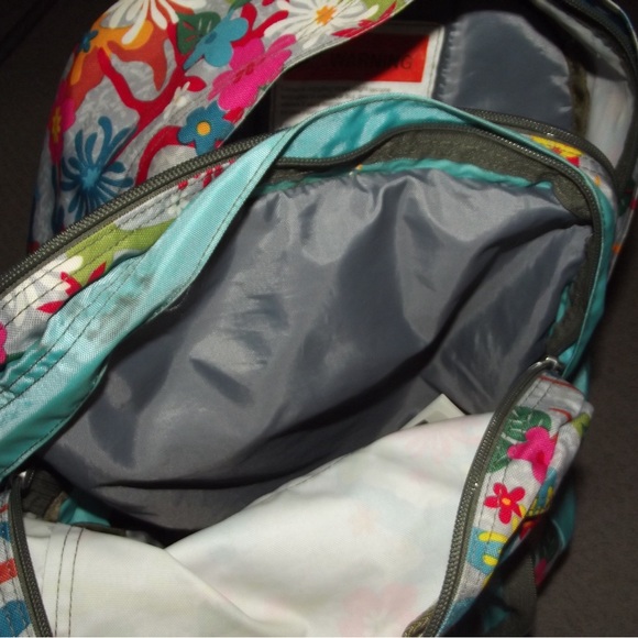 L.L. Bean Floral Patterned Backpack - Picture 9 of 9